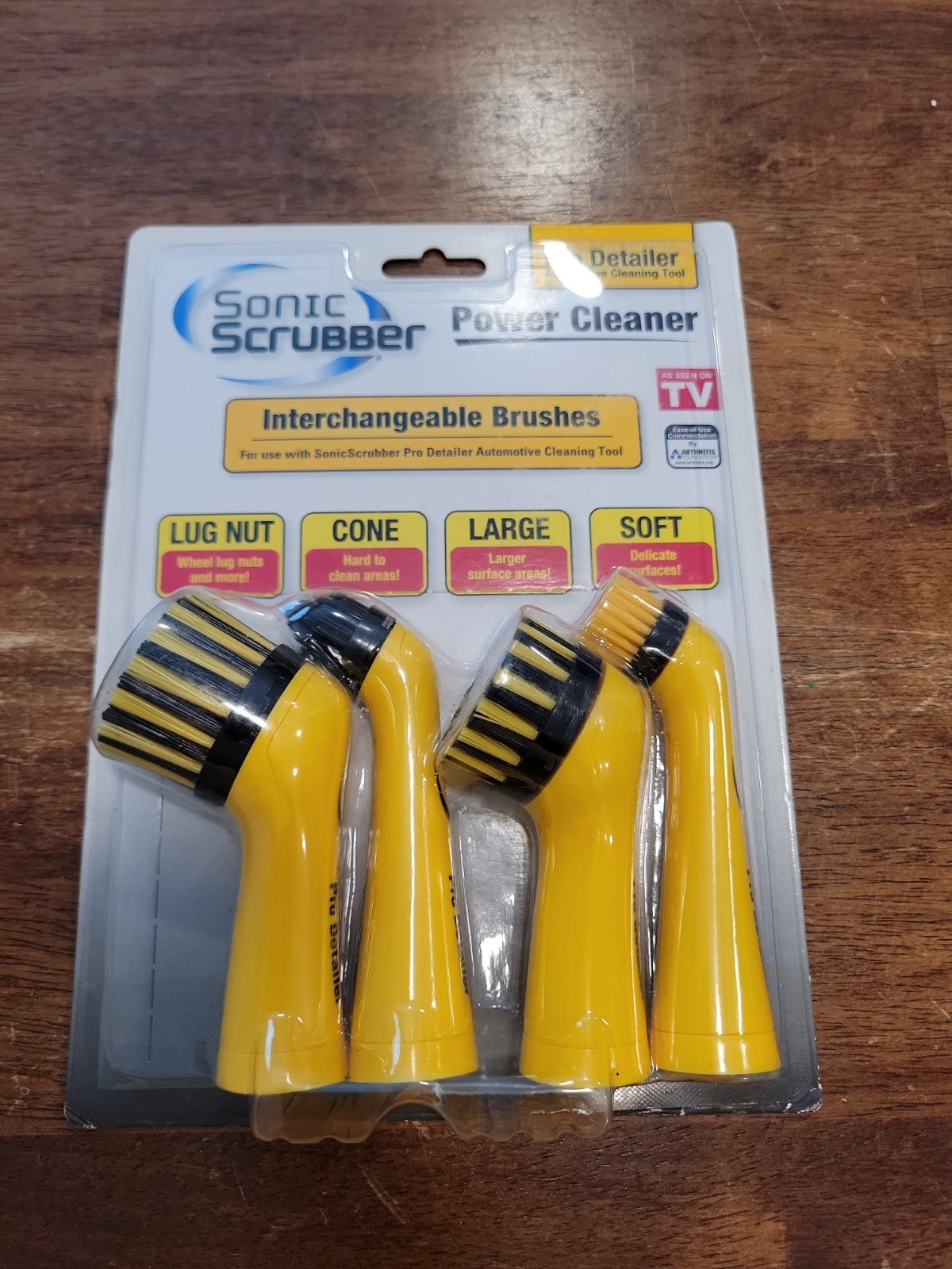 As Seen on TV Sonic Scrubber Pro Detailer Power Cleaner Interchangeable Brushes