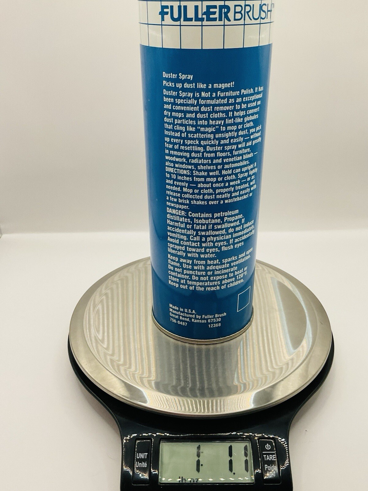 FULLER BRUSH DUSTER SPRAY 15.5 OZ DISCONTINUED NEW OLD STOCK