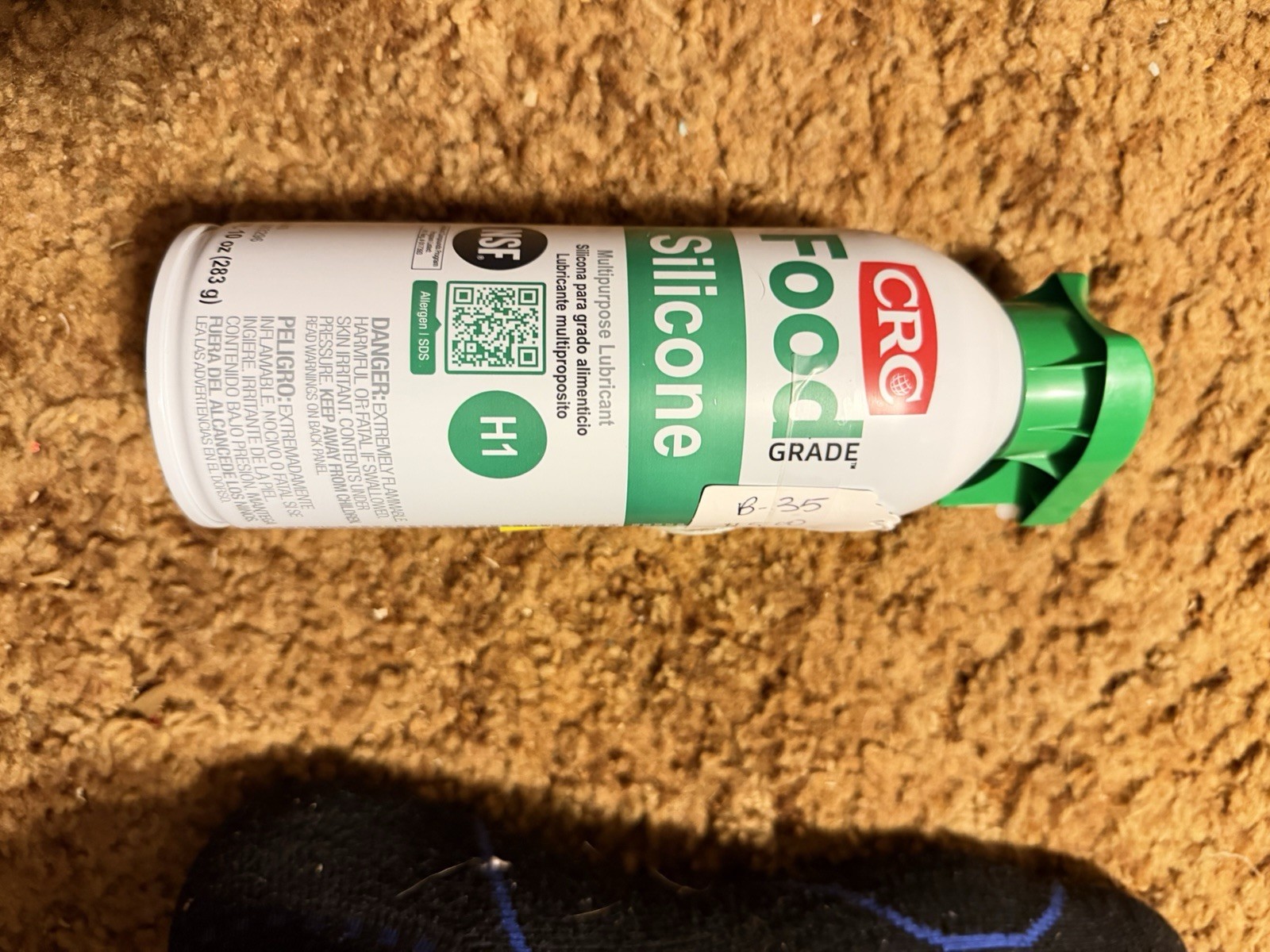 NEW 7-Pack CRC H1 NSF Food-Grade Silicone Spray – Multipurpose Lubricant Sealed