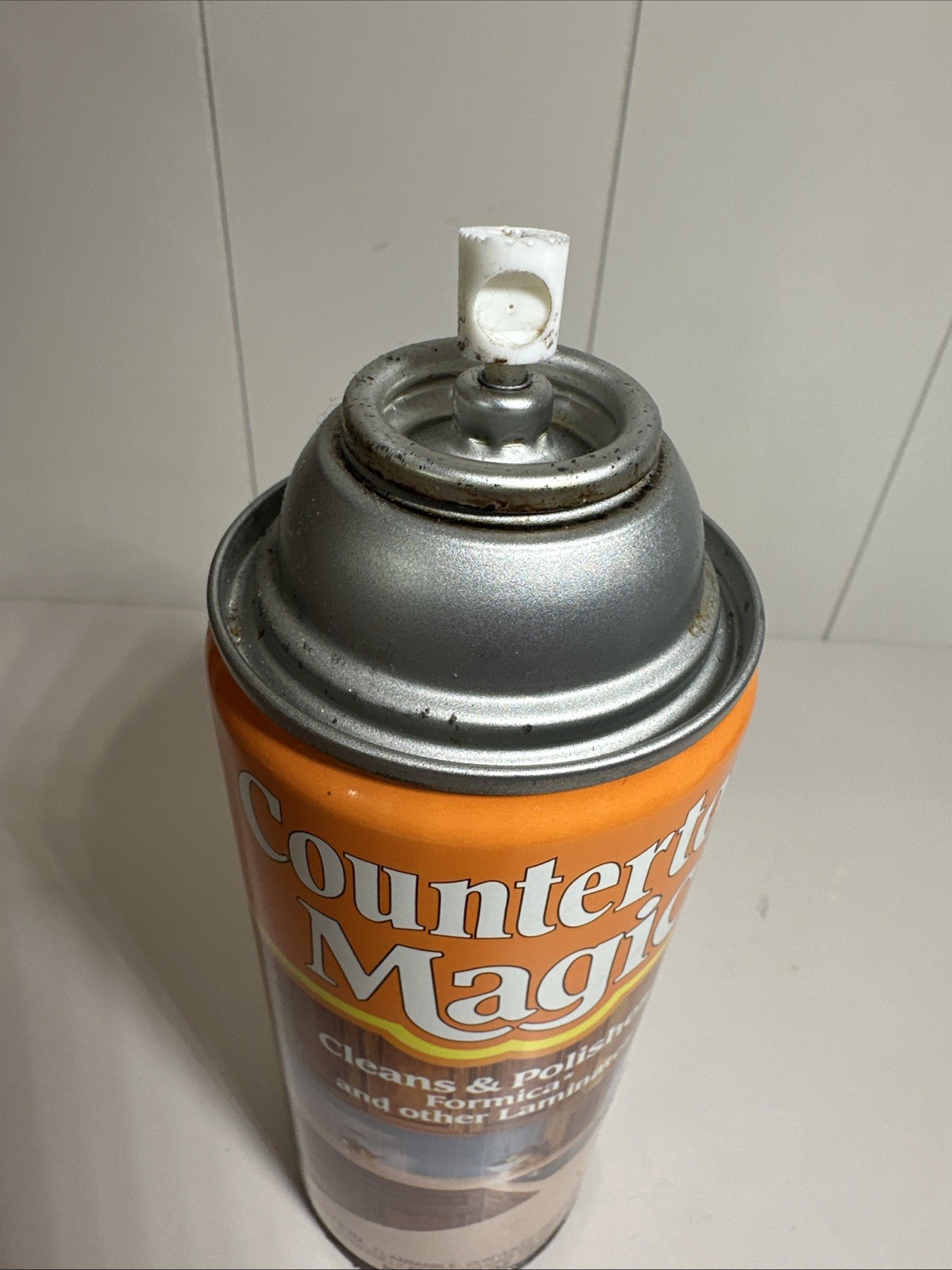 Vtg NOS New COUNTERTOP MAGIC 13 Oz Original Aerosol Spray Formica Laminate Full