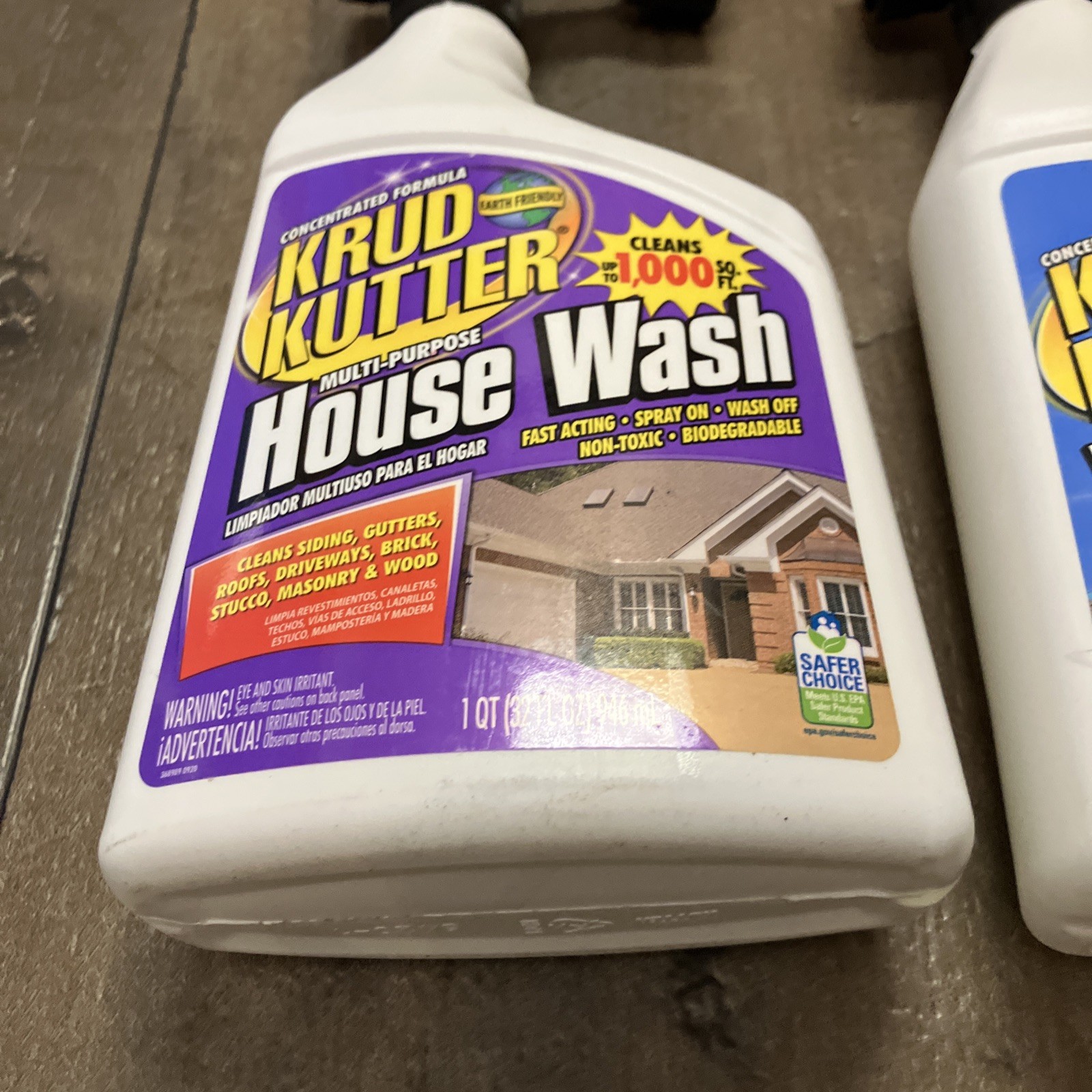Non Toxic House Siding Wash Soap Krud Kutter 32 oz Lot Of 3 Biodegradable Gutter