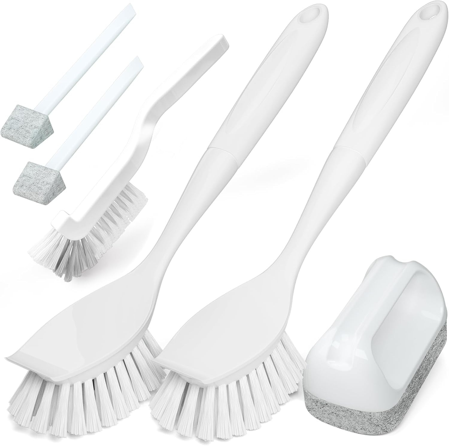 6Pack Kitchen Cleaning Brush, Green