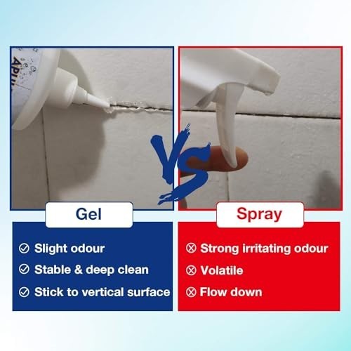 All Purpose Household Cleaner Gel 10 Fl Oz Tile Grout Bathroom Kitchen Shower