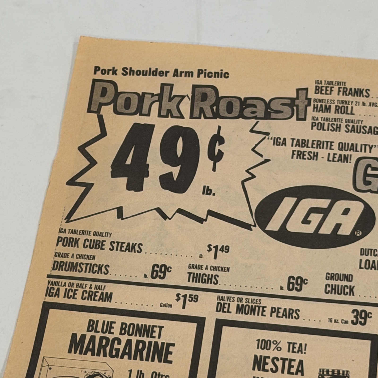 Vintage 1977 Lestoil Heavy Duty Cleaner Advertisement Print Ad Original IGA