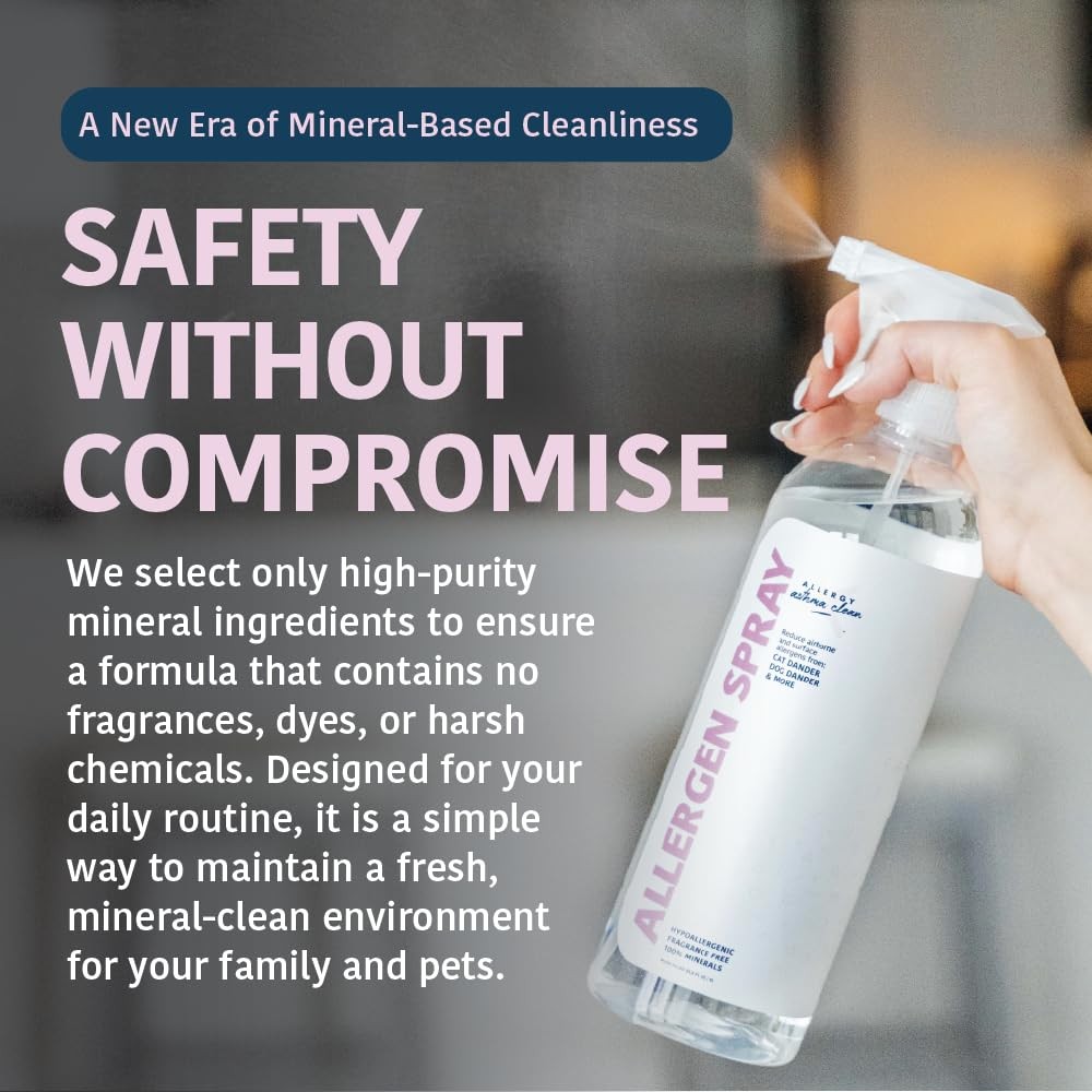 Allergen Spray, Pets, Dust Allergies & More, Air & Surface, Just Add Water, B…