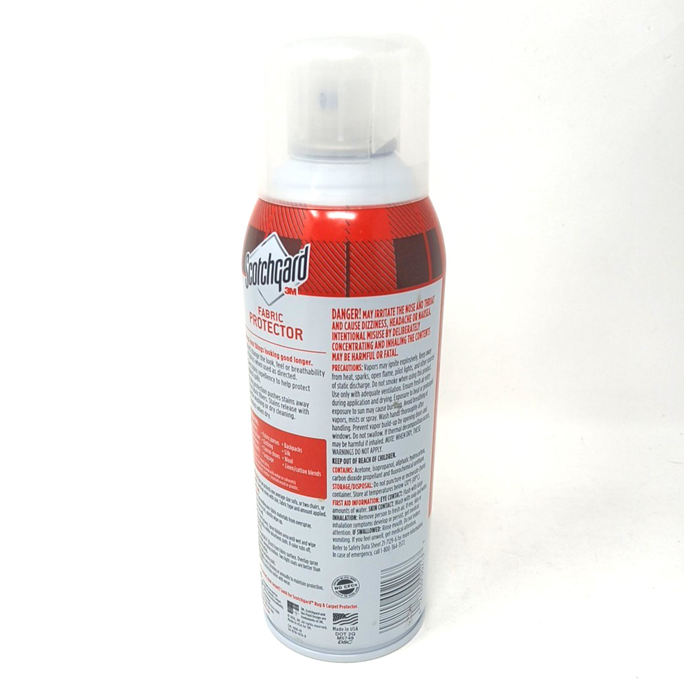 Scotchgard 3M FABRIC PROTECTOR Spray Scotchguard Repels Liquids HTF OLD FORMULA