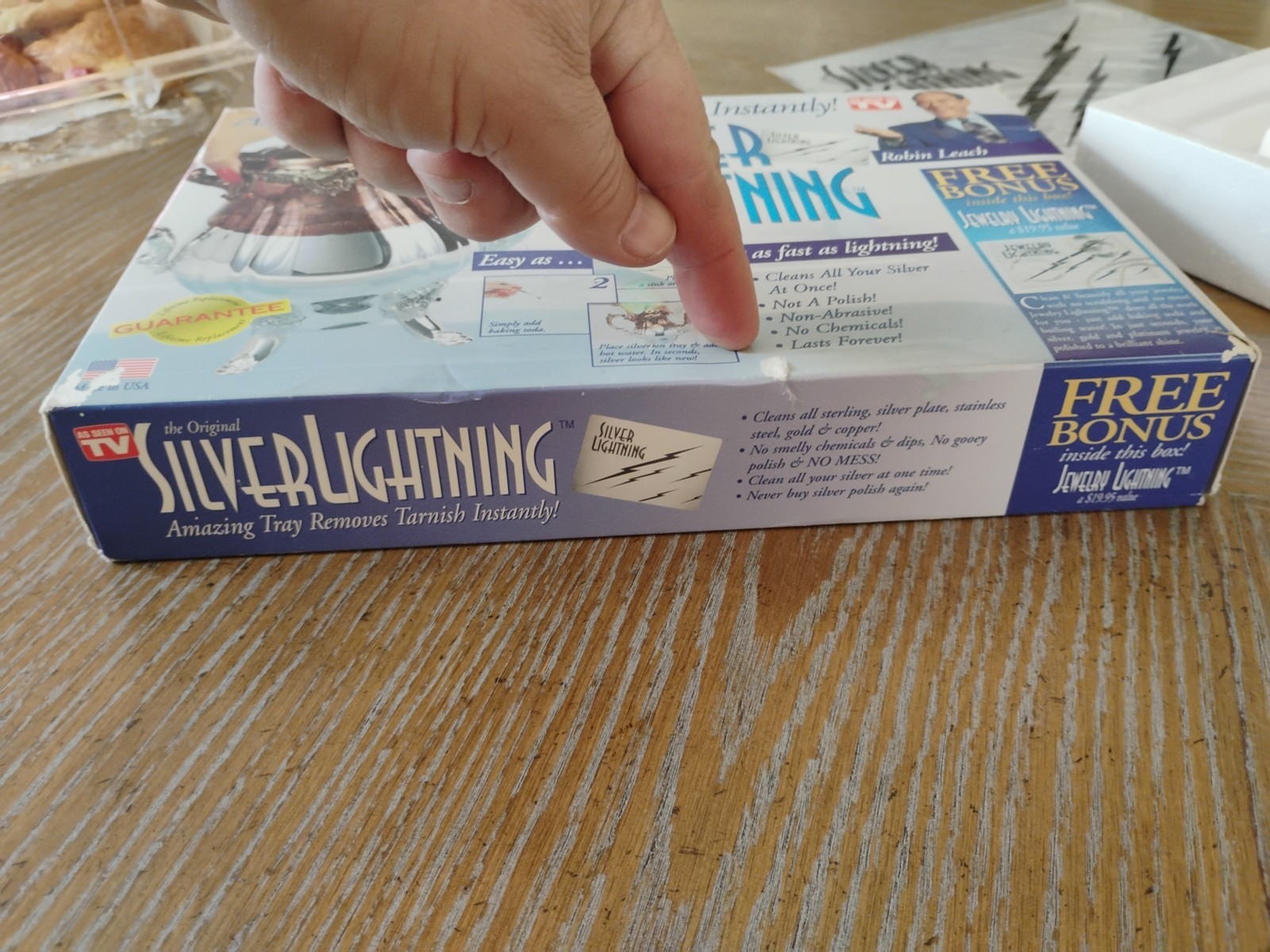 The Original Silver Lightning Tarnish Remover Gold Copper Stainless Steel ASOTV