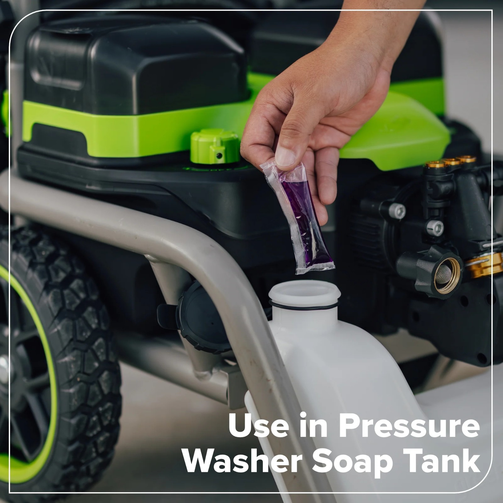 Greenworks Multi-Surface Pods for Car Wash, Patio, Driveway &Outdoor Cleaning