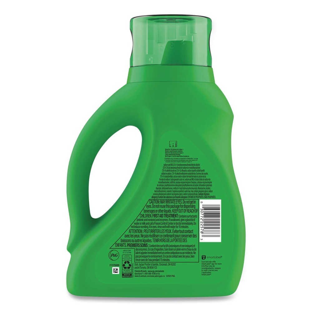 Gain 55861 42oz Bottle Liquid Laundry Detergent – Gain Original Scent (6/CT) New