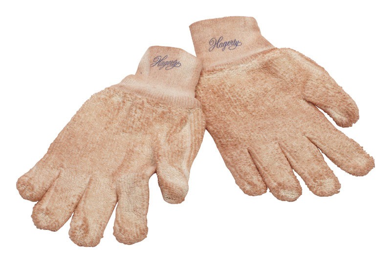 Hagerty 15010 Terry Cloth White Gloves One Size for Hands Stay Dry and Unsoiled