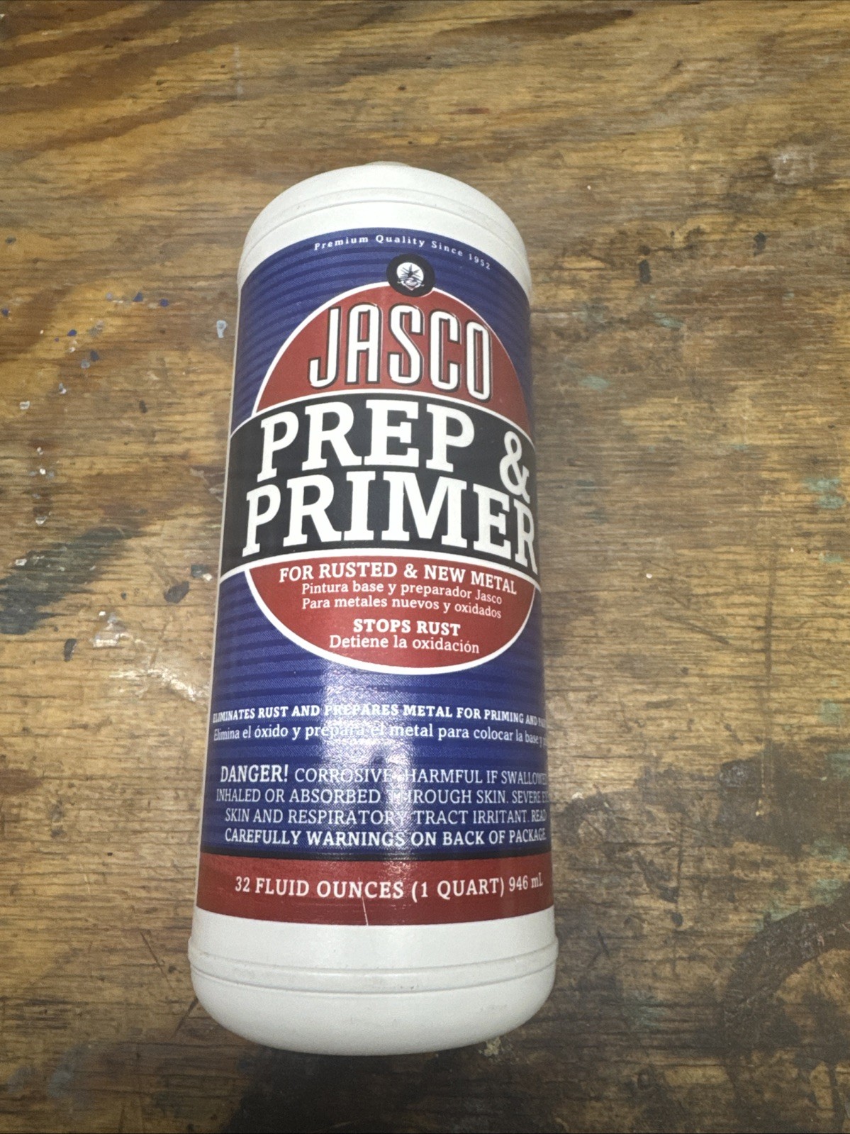 Jasco Prep And Primer Rust Converter Metal Painting Prep Cleaner 32oz Bottle