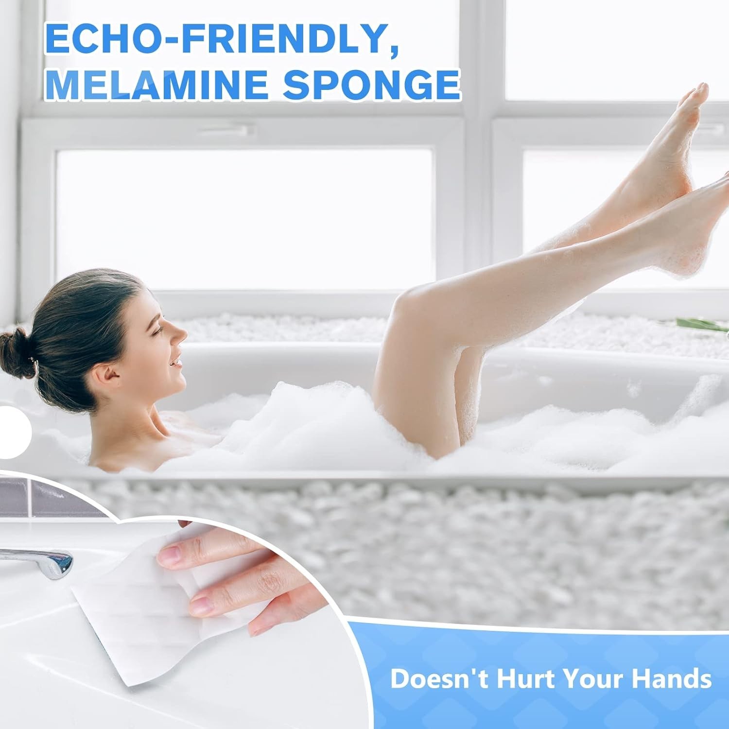 Magic Eraser Sponge – 18 Pack Melamine Cleaning Pads for Effortless Cleaning
