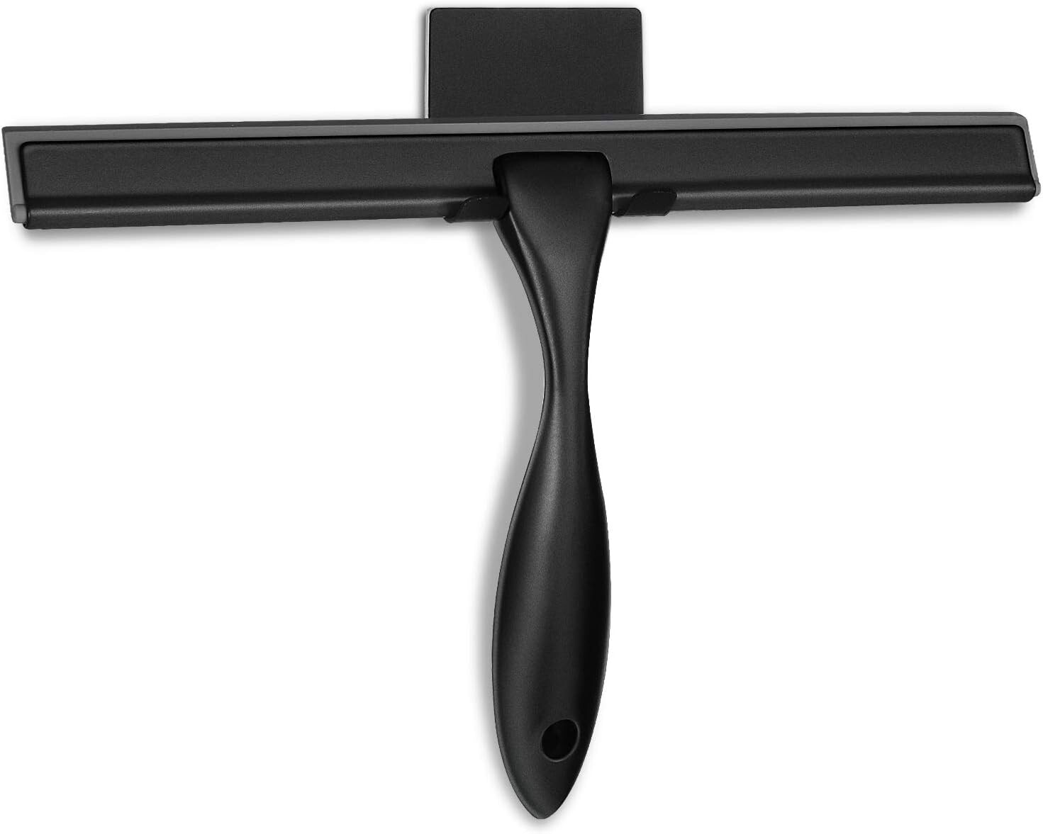 10-Inch All-Purpose Shower Squeegee, Modern Stainless Steel – Streak-Free Shine