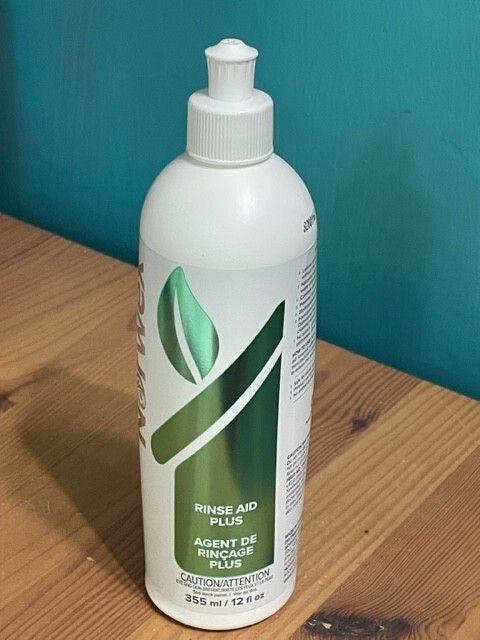 SEALED NORWEX RINSE AID PLUS FOR DISHWASHERS STREAK FREE DISHES/GLASSWARE 12 OZ