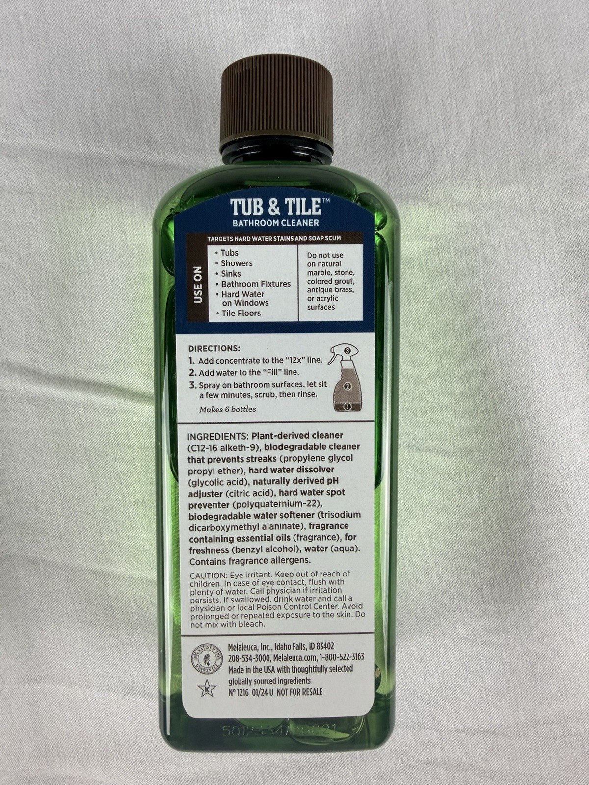Melaleuca Ecosense Clear Power Sol U Mel Tough & Tender No Work Tub & Tile (5)