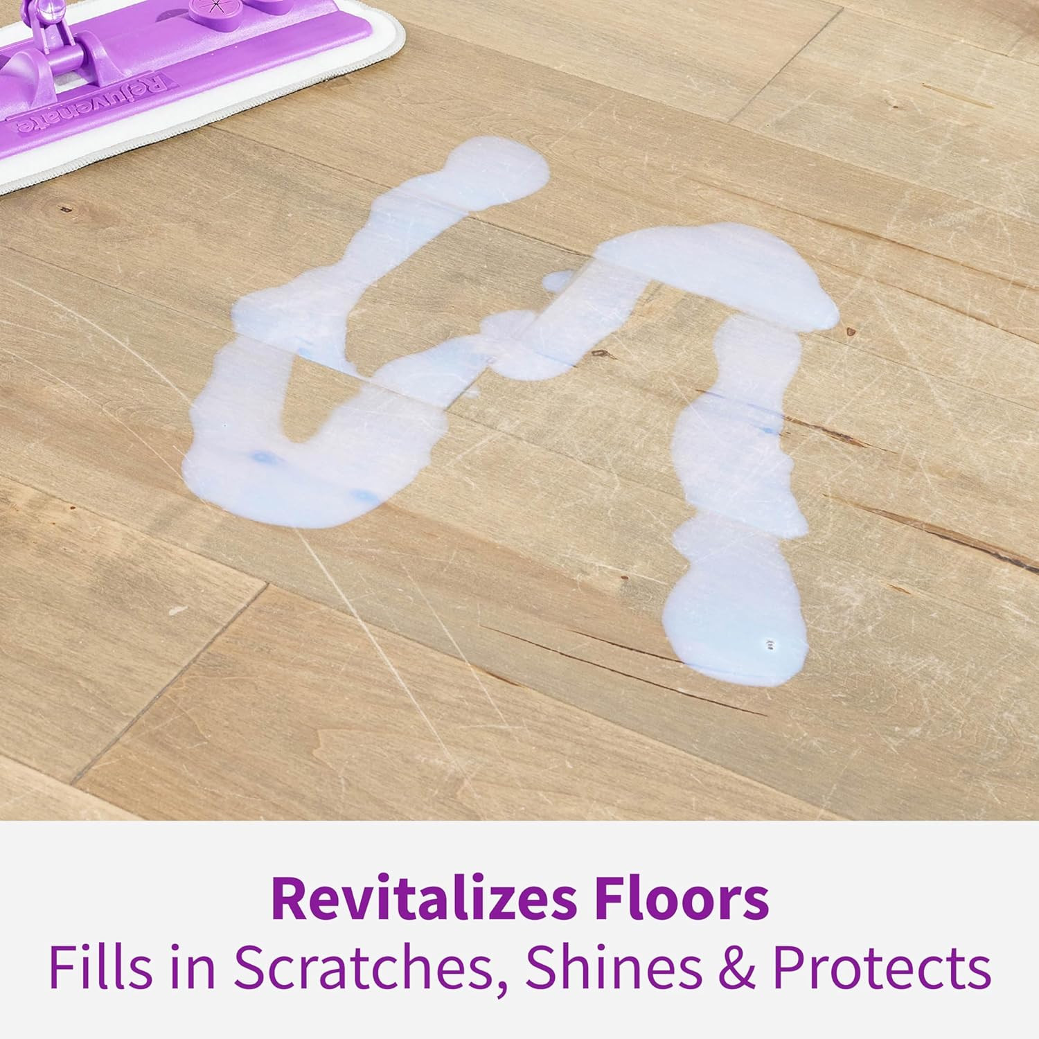Wood Floor Restorer & Polish – Easy Mop Application, Satin Finish, 128 Oz