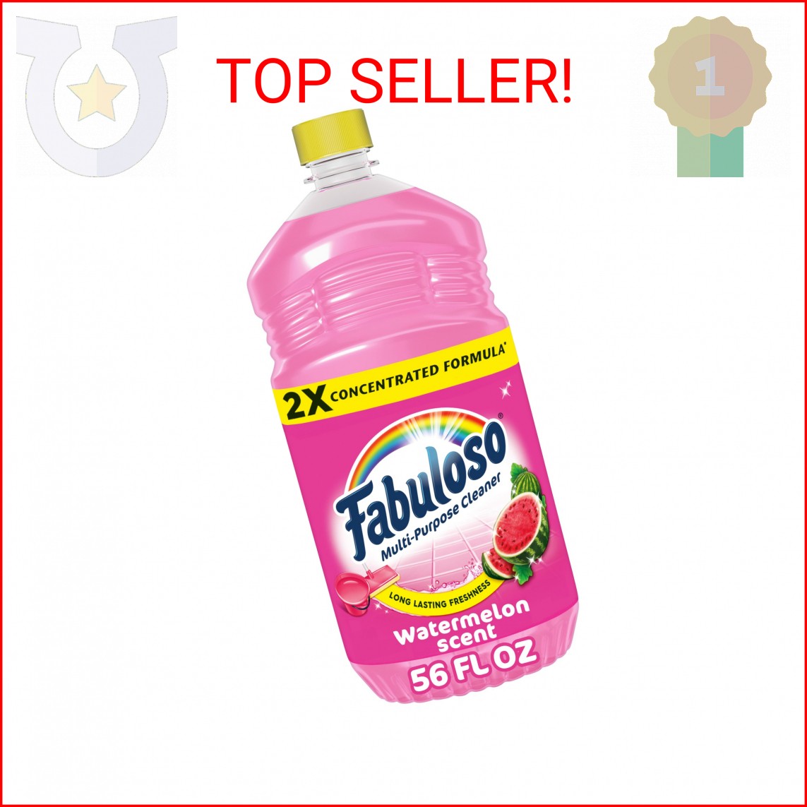 Fabuloso Multi-Purpose Cleaner and Floor Cleaner, 2X Concentrated Formula, Long-