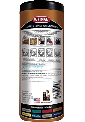30 Count Pack of 1 Car Interior Cleaner Protectant Wipes for Dirt and Dust
