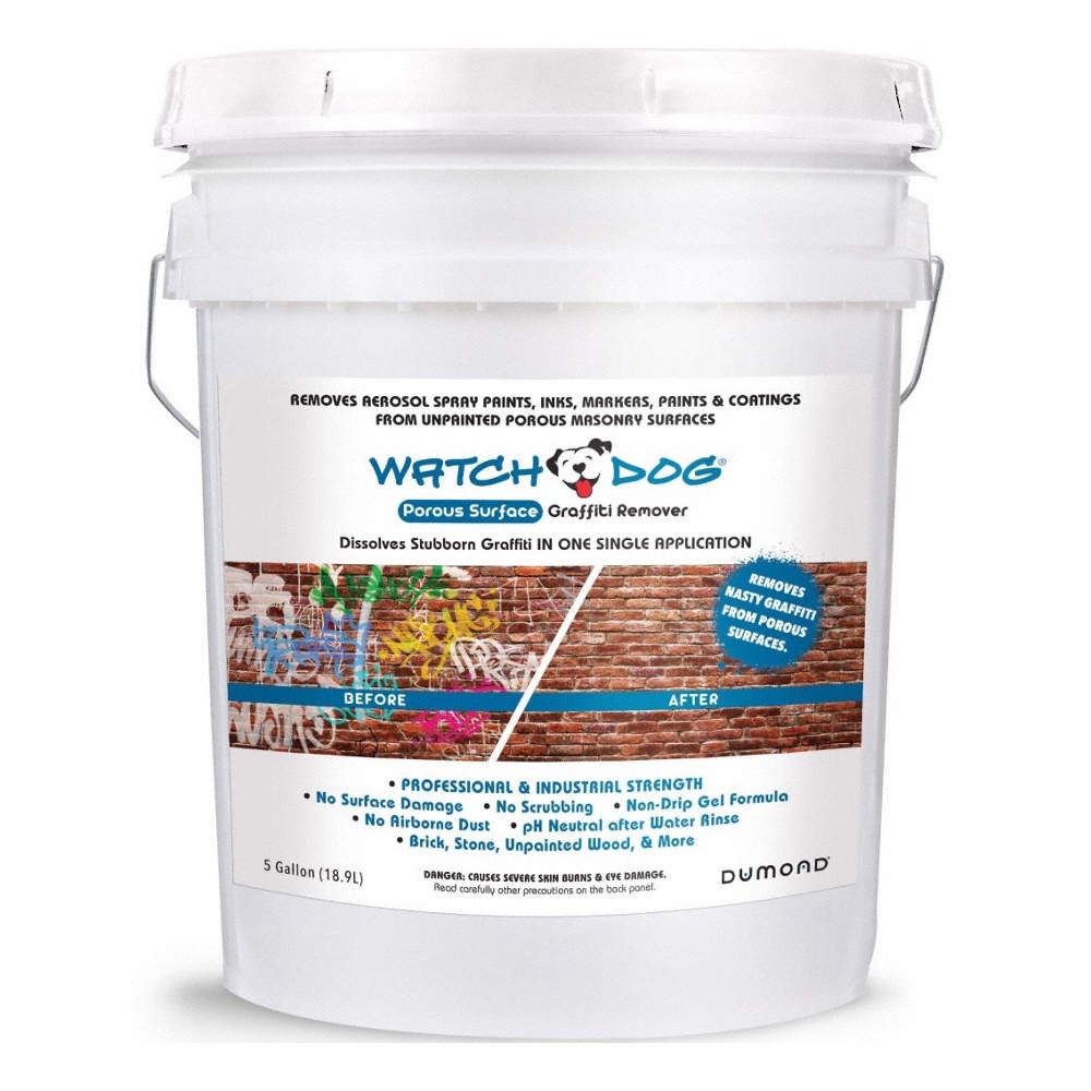 DUMOND 8405 Graffiti Remover,5 gal Bucket, Paste 39C340