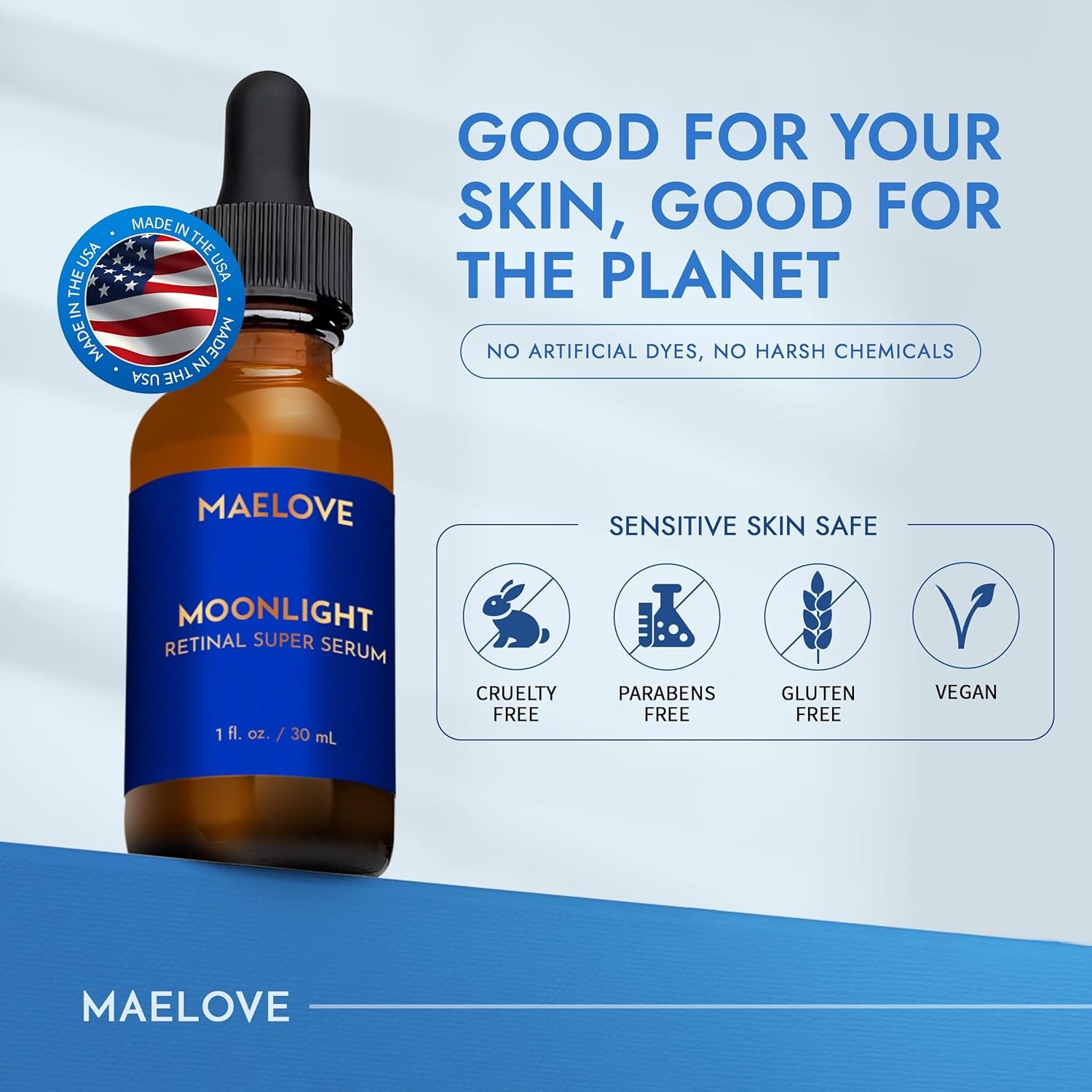 MAELOVE Moonlight Advanced Retinal Super Serum, 10x Stronger than Regular Reti