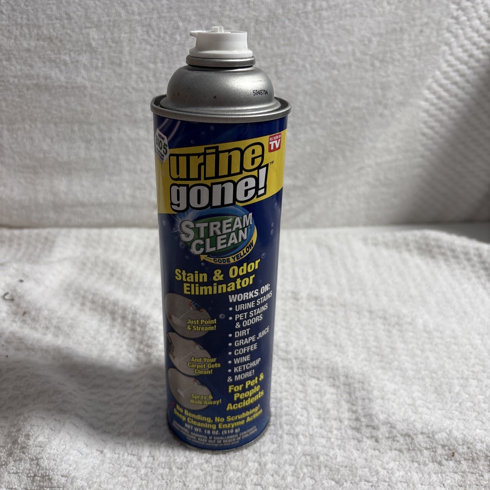 Urine Gone Stream Clean As Seen On Tv Super Rare HTF NOS 18oz
