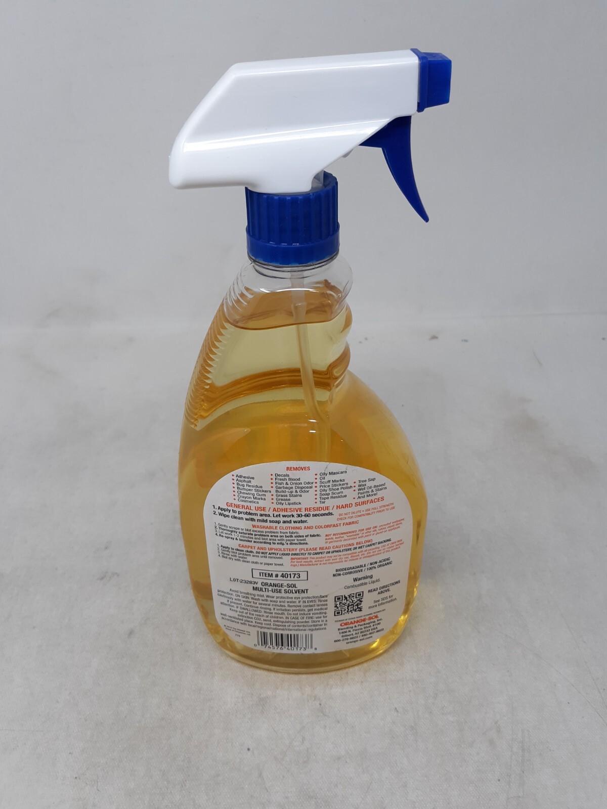 Orange-Sol De-Sovl-it Contractors Solvent 10131 32 OZ