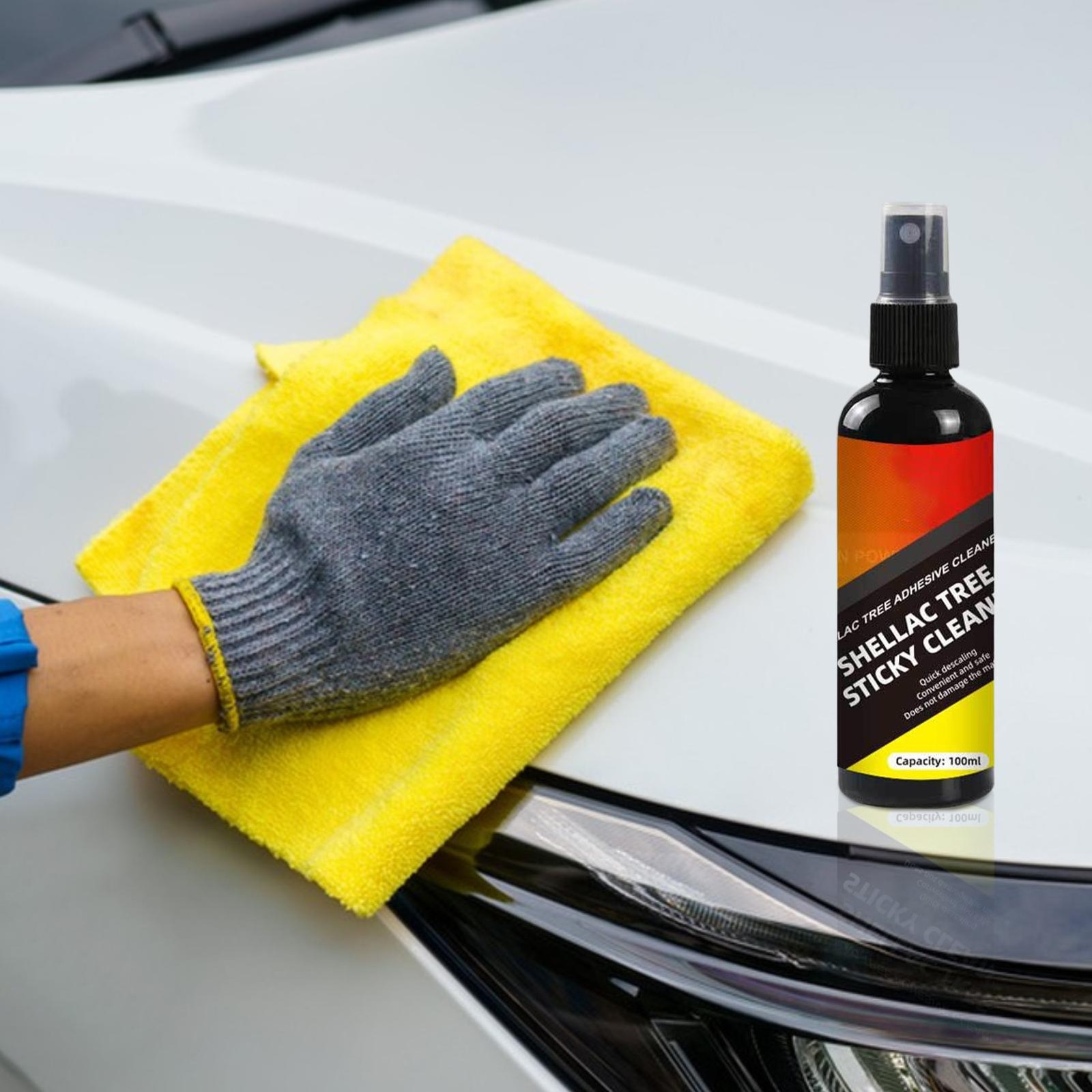 Splat Bird Poop Dropping Bug Insect and Road Grime Remover Car Windshield Spray