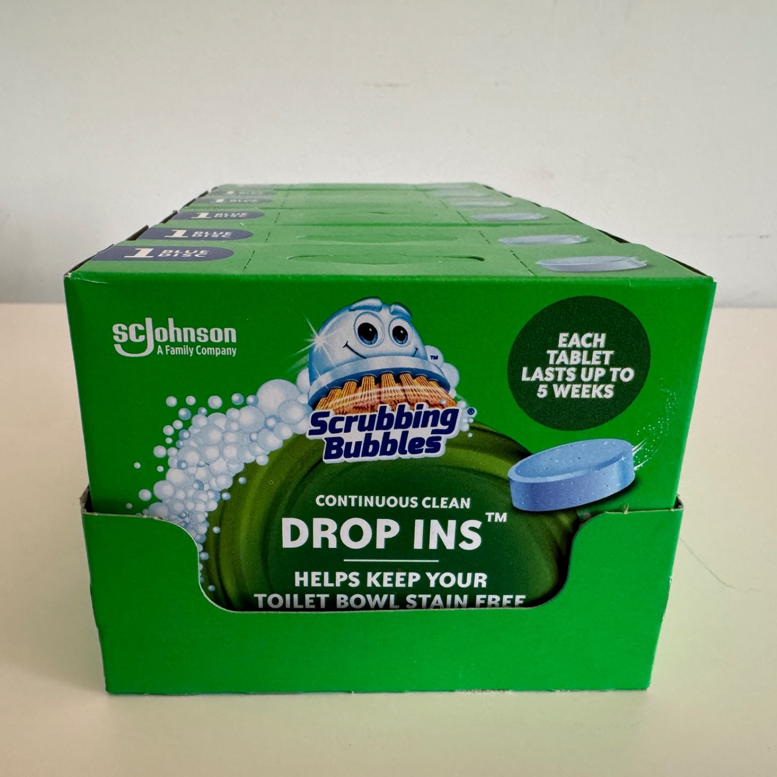 Scrubbing Bubbles Vanish Drop-Ins Toilet Cleaning Tablet 1 in each pack, 6 packs