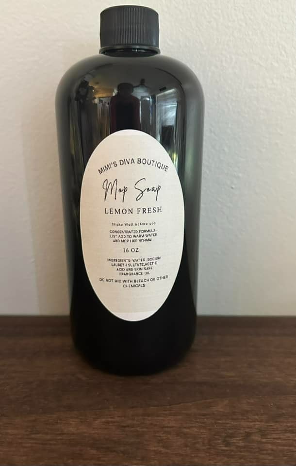 Handmade Highly Scented Mop soap, 16oz bottlesStrong Scented & Effective Cleaing