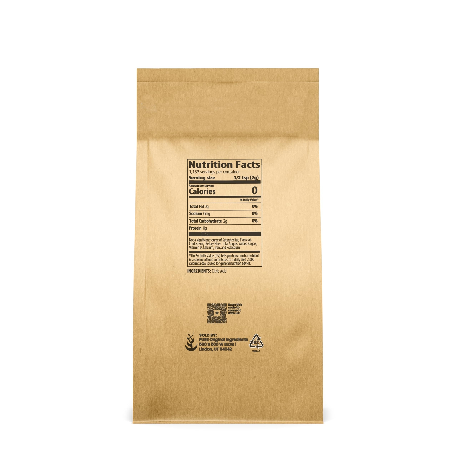 Ts Citric Acid 5 Lb. Ecofriendly Packaging Natural Food Safe