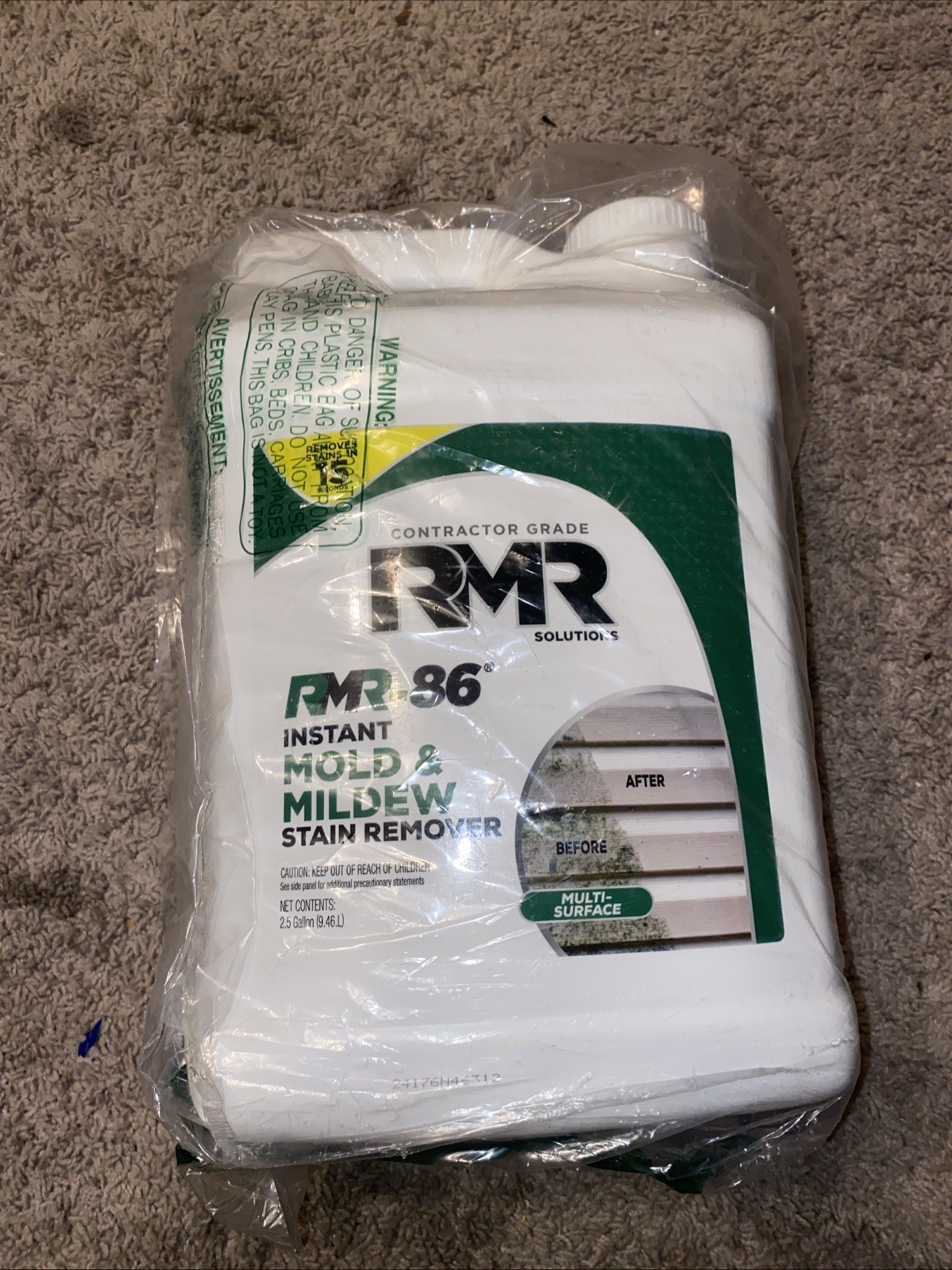 Instant Mold Stain and Mildew Stain Remover Spray Scrub Free Formula, 2.5 Gallon