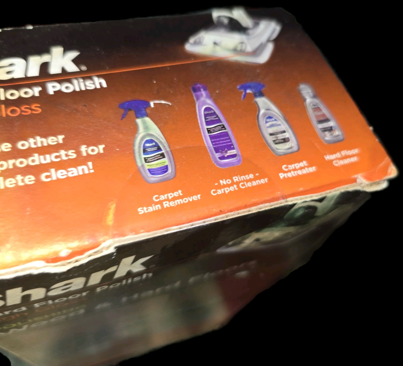 SHARK Wood & Hard Floor Cleaner Wood Floor Polish 28 oz. Discontinued NEW SEALED