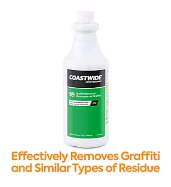 Coastwide Professional Graffiti Paint Remover Liquid Industrial Heavy-Duty 32oz