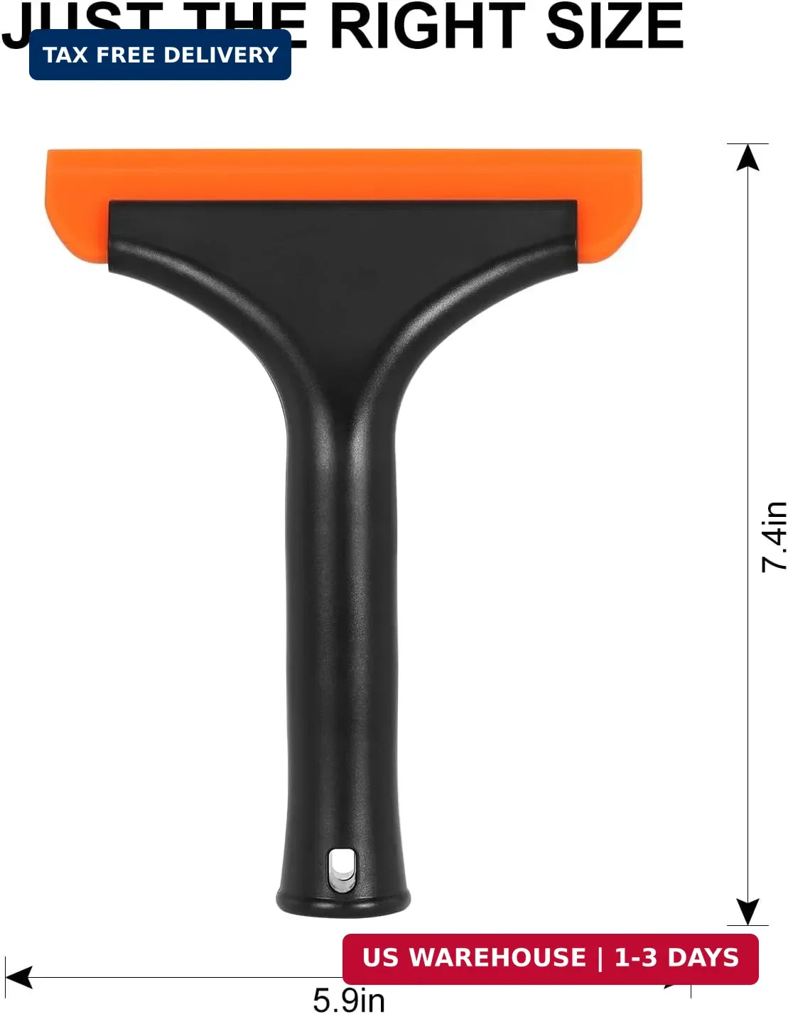 SetSail Shower Squeegee for Glass Doors, Small Squeegee for Shower Glass Door Mi