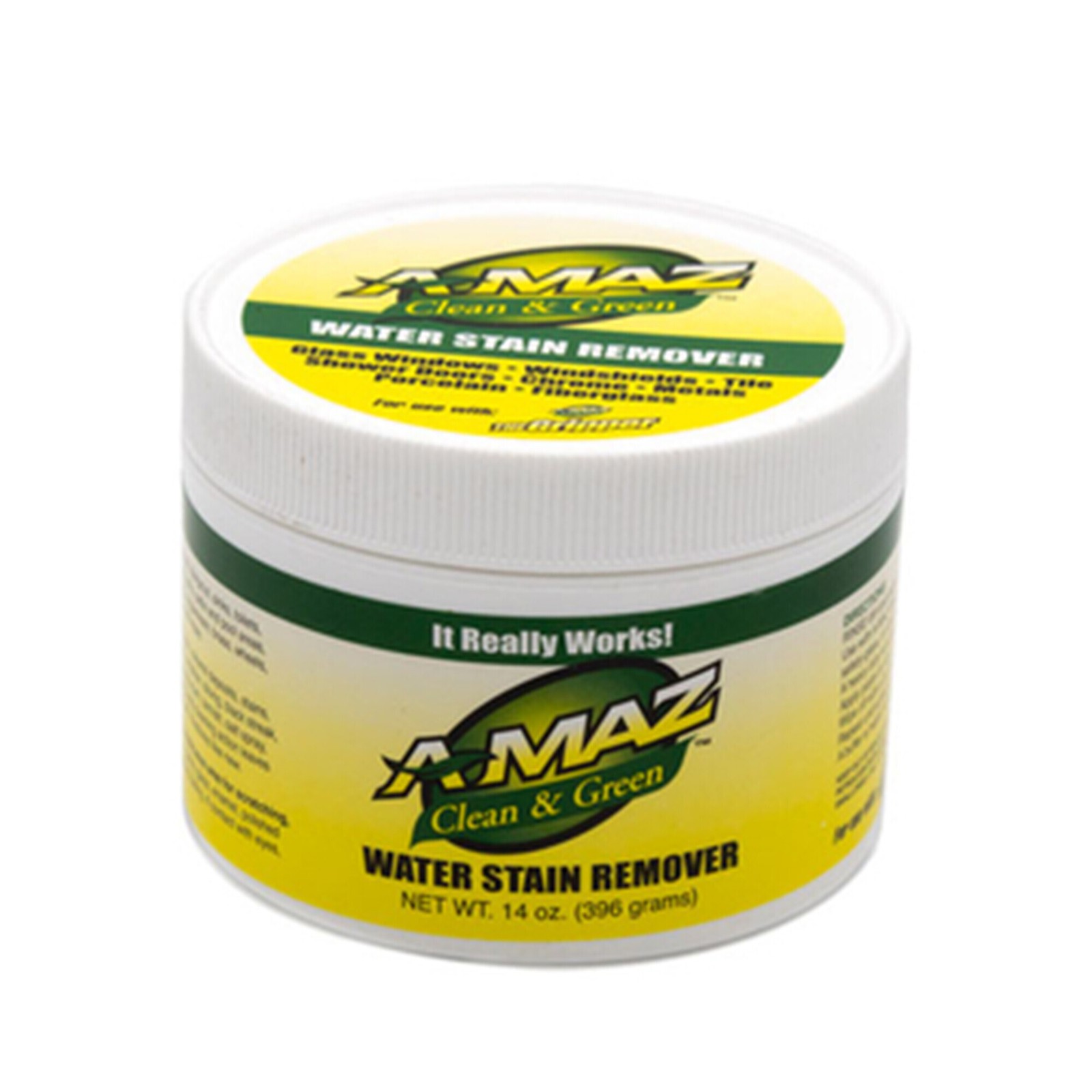 FHC A-MAZ Water Stain Remover 14oz Jar Glass Tile Cleaner