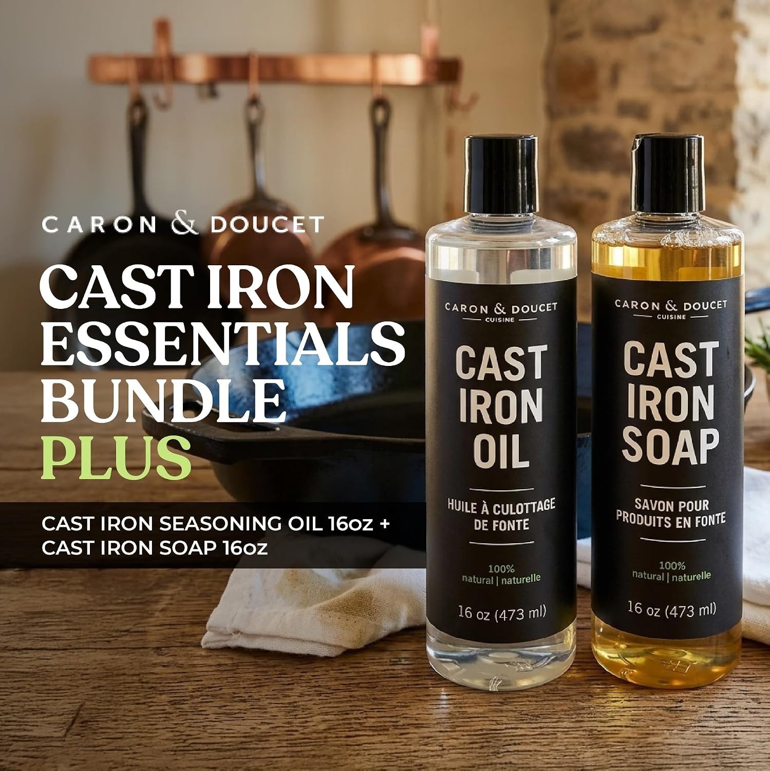 Natural Cast Iron Cleaning & Conditioning
