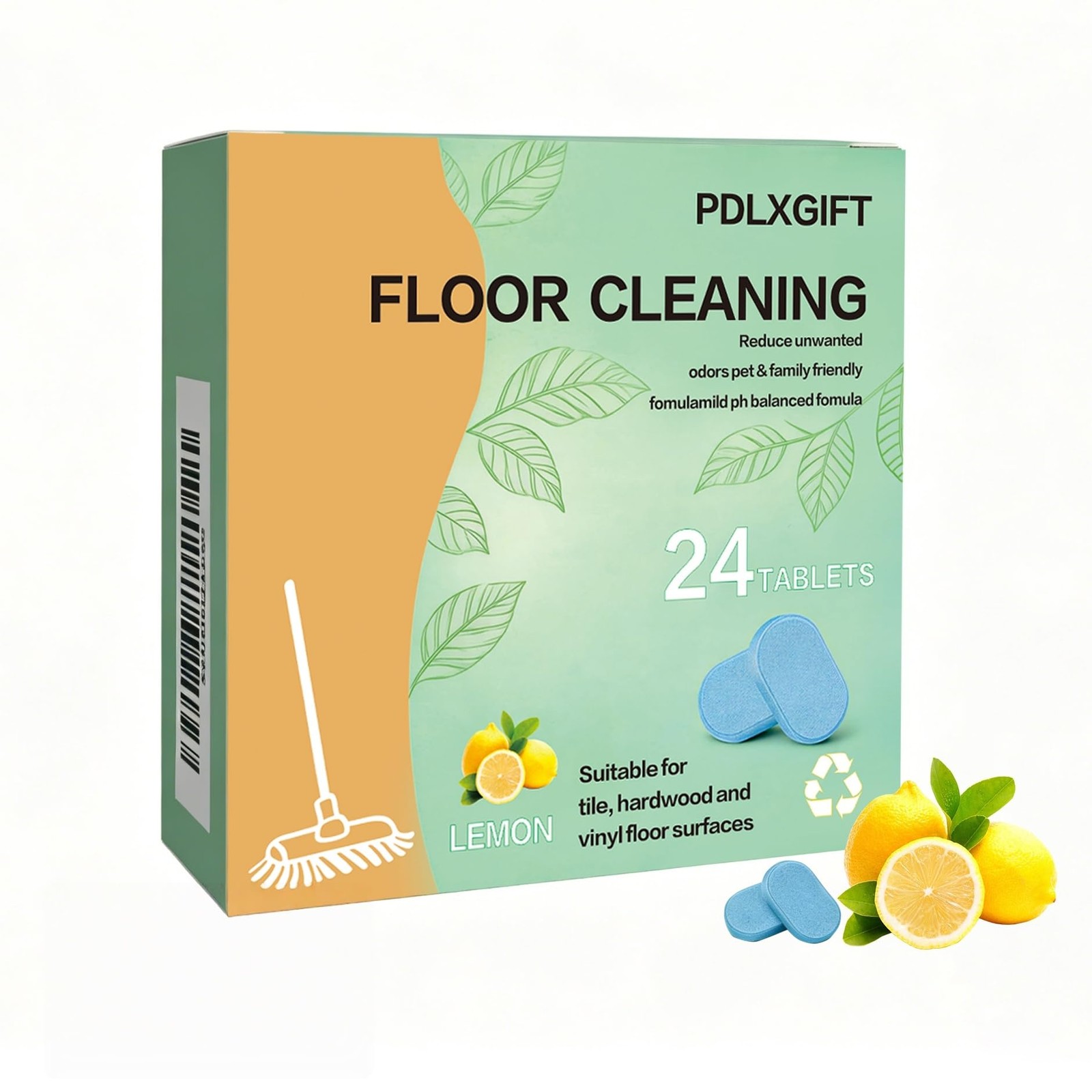 Floor Cleaner , 24pcs Multi-Surface Floor Cleaner Solution | Pet Safe, No Res…