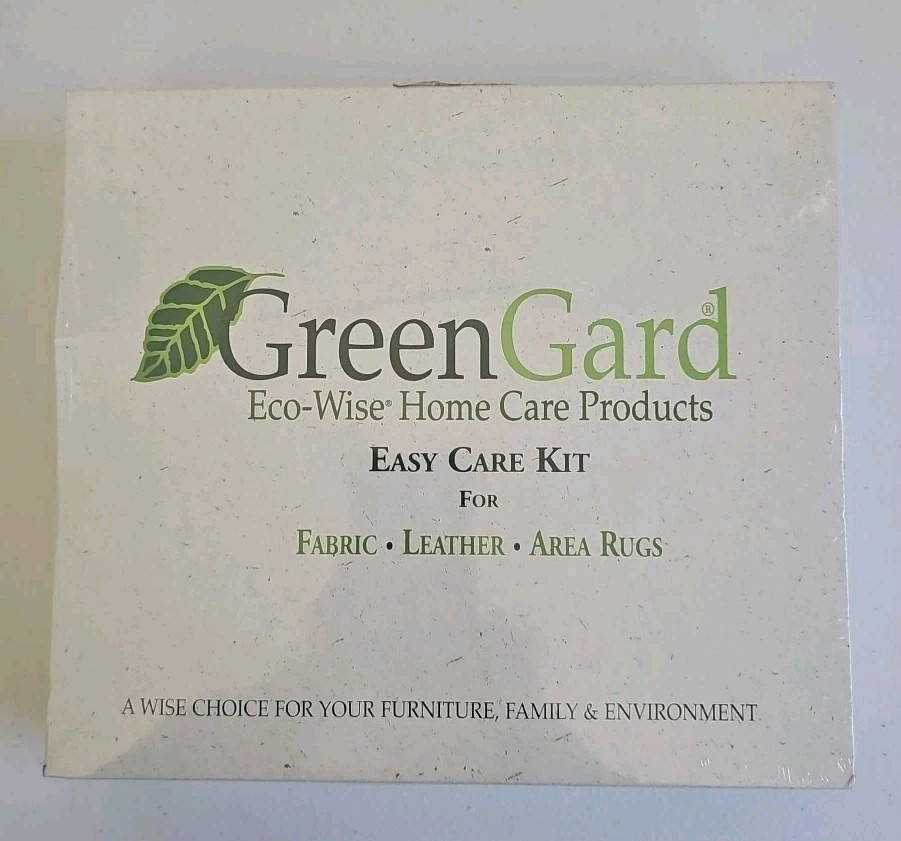 Green Gard Eco-Wise Home Care Product Fabric Leather Area Rugs Sealed New
