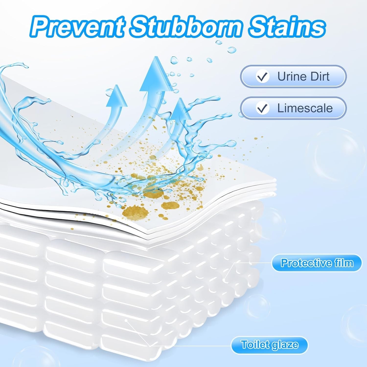 Toilet Bowl Cleaner Tablets, 12 Pack, Lime and Rust Removers, Automatic Tank Cle