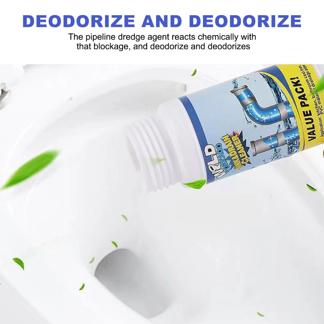 1~5x Wild Tornado Powerful Sink Drain Cleaner High Efficiency Clogging Cleaner**