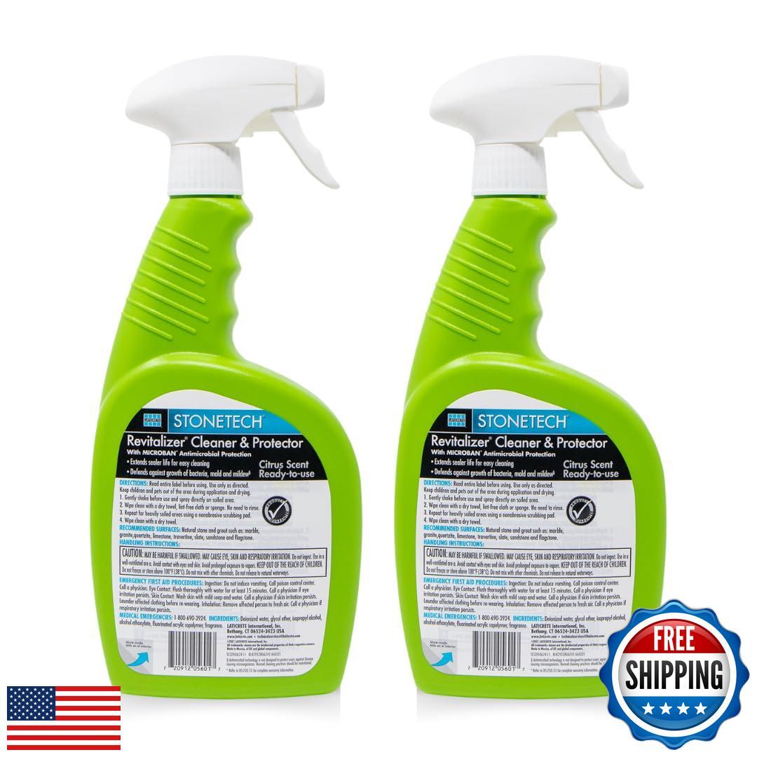 StoneTech Revitalizer Cleaner and Protector | Natural Stone Cleaner | Marble,