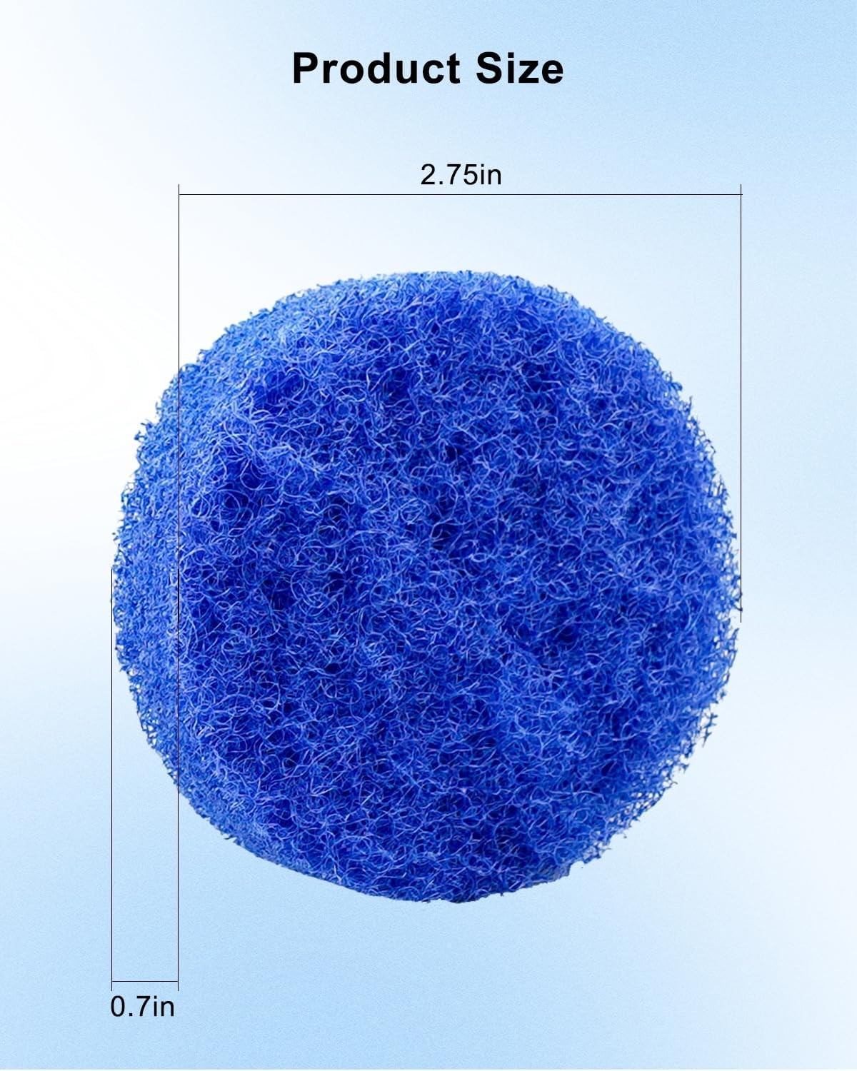6pcs Power Scrubber Scrub Pad Fit for Black & Decker PKS160 Power Scrubber