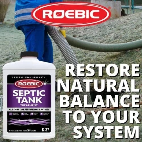 K-37-Q Septic Tank Treatment, 32 Fl Oz