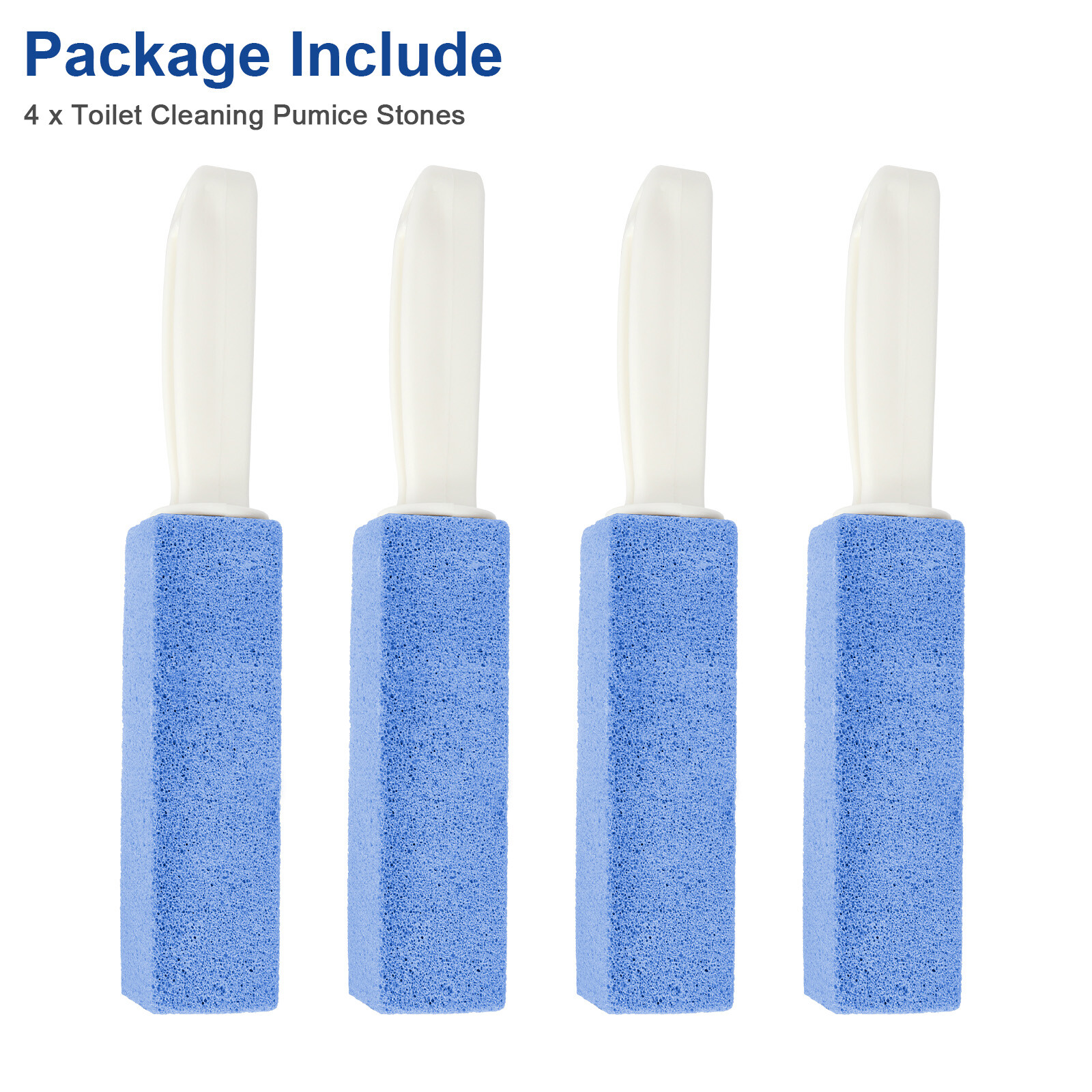 4pcs Pumice Stone Cleaner Scouring Toilet Bathroom Heavy Duty Stain Remover Tool