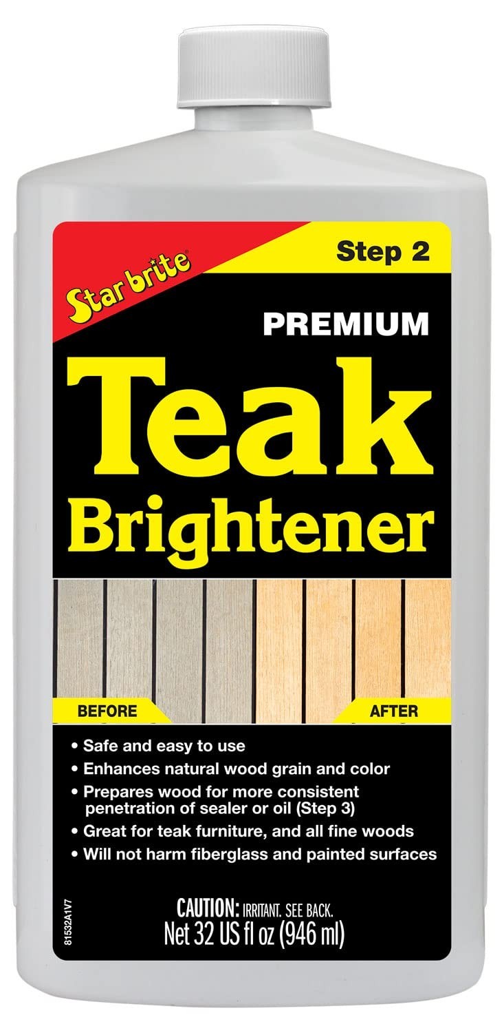 Teak Brightener for Natural Wood Grain Restoration & Color Enhancement – Prepare