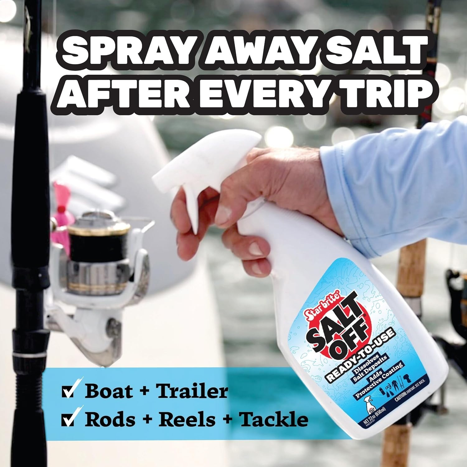 22oz Salt Off Concentrate – Protects Boats, Vehicles & Equipment from Corrosion