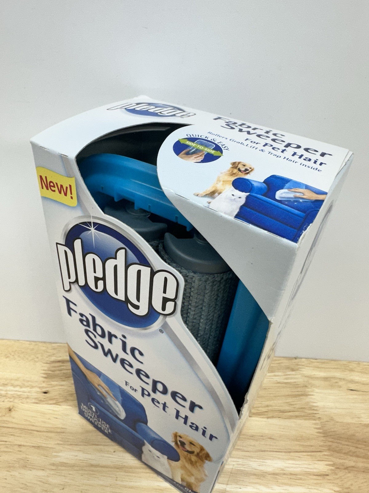 Pledge Fabric Sweeper For Pet Hair Roller Discontinued 2008 New Sealed