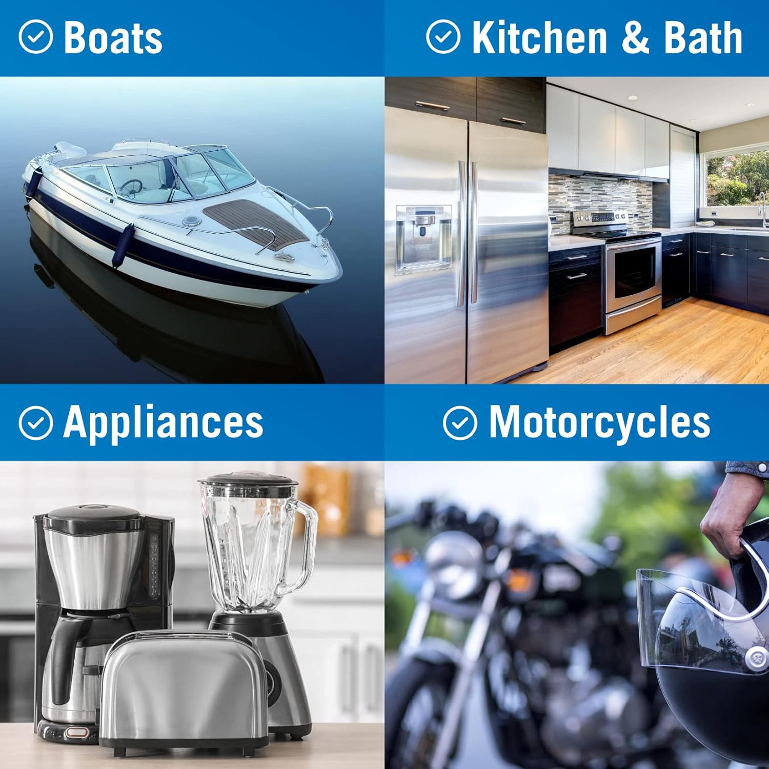 Better Boat Metal Polish Cleaner and Chrome Marine Grade for Boats Cars Aluminum