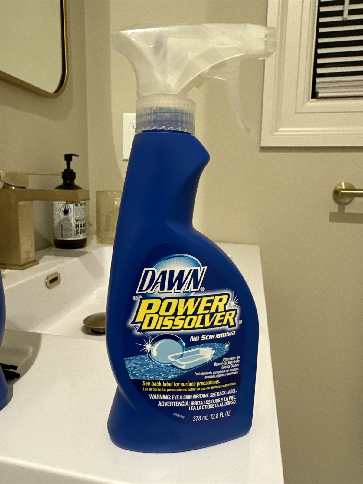 Dawn Power Dissolver 12.8 oz Spray Bottle NEW Original Discontinued No Scrubbing