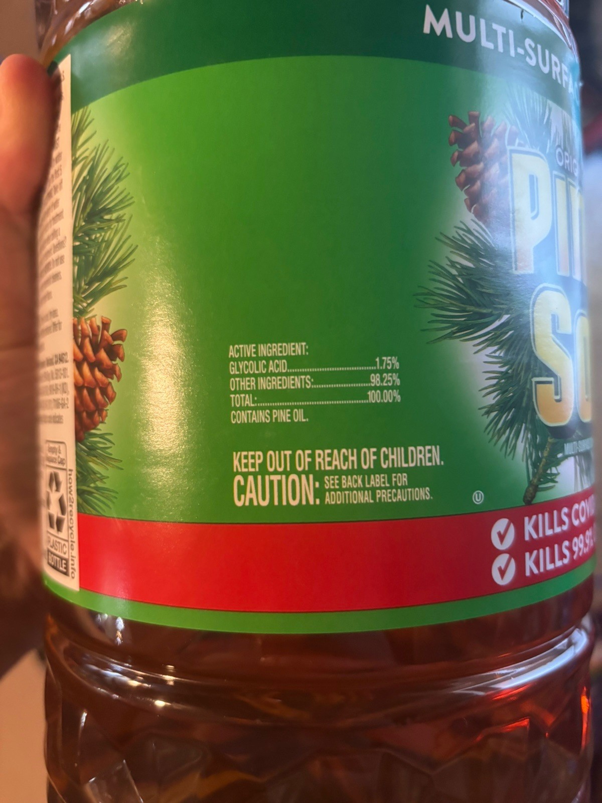 Pine Sol 100oz ORIGINAL Formula with PINE OIL Glycolic Acid Cleaner